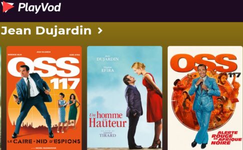 Les films de Jean Dujardin sur PlayVOD