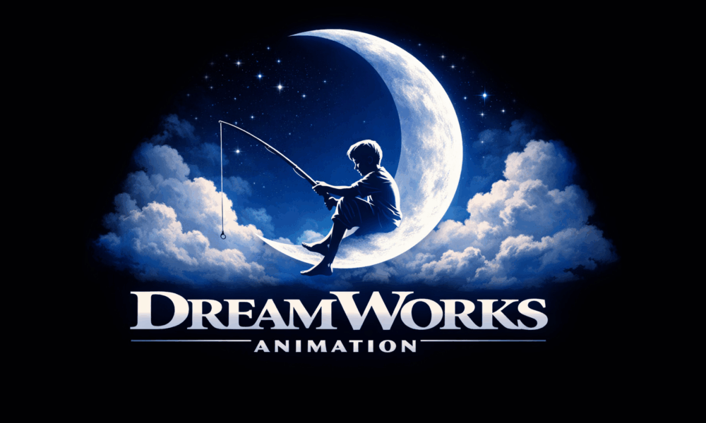 Le logo du studio de films d’animation DreamWorks