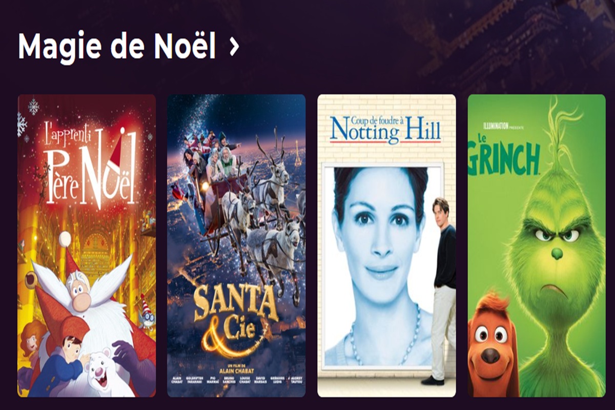 La section Magie de Noël