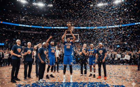 New York Knicks victoire Coupe NBA