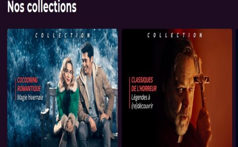La section Nos collections