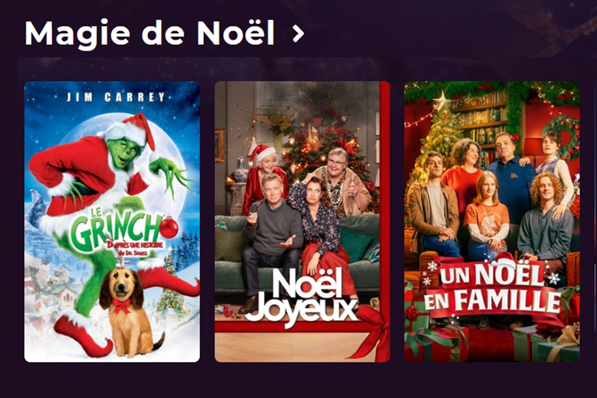 La section Magie de Noël
