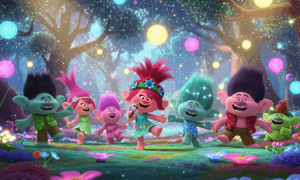 Scène du film Les Trolls 3