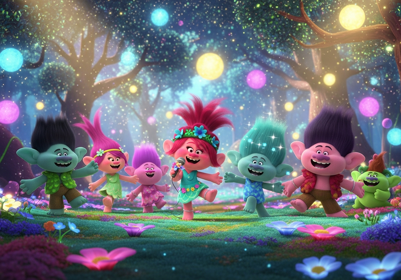 Scène du film Les Trolls 3