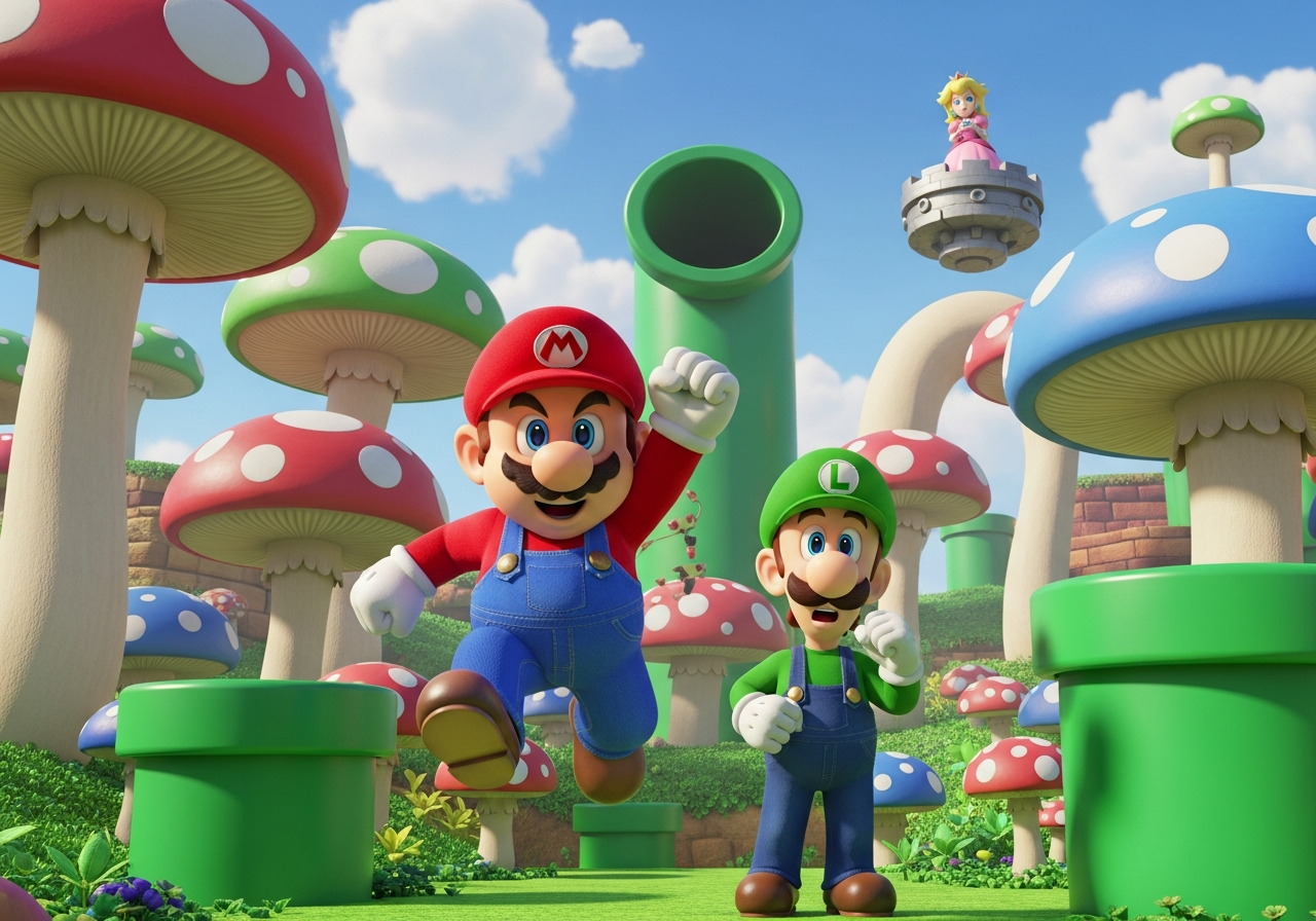 Super Mario et Luigi