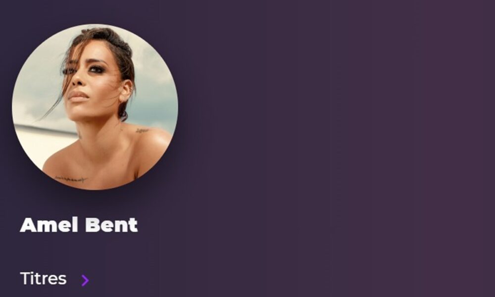 Amel Bent sur Playup