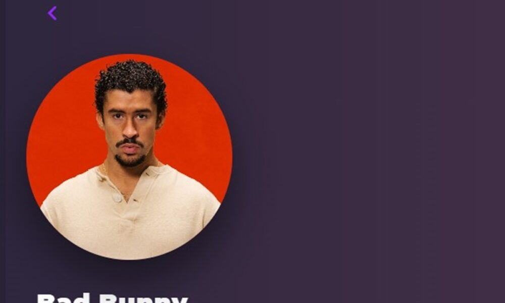 Bad Bunny sur Playup