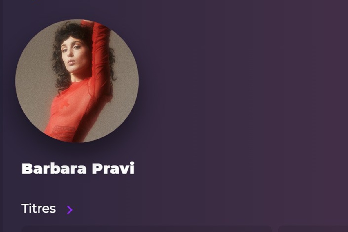 Barbara Pravi sur Playup