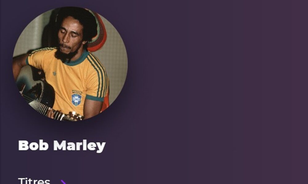 Bob Marley sur Playup