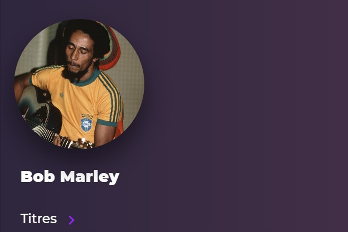 Bob Marley sur Playup