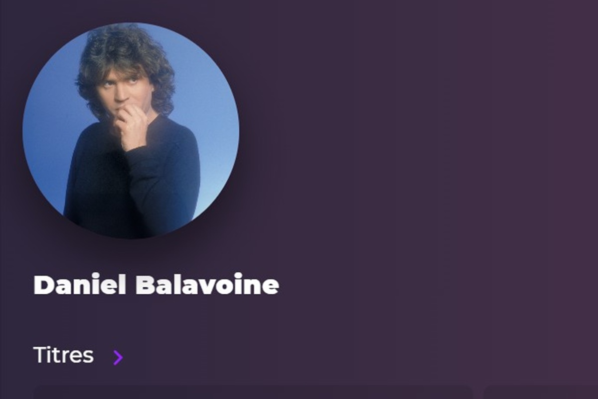 Daniel Balavoine sur Playup