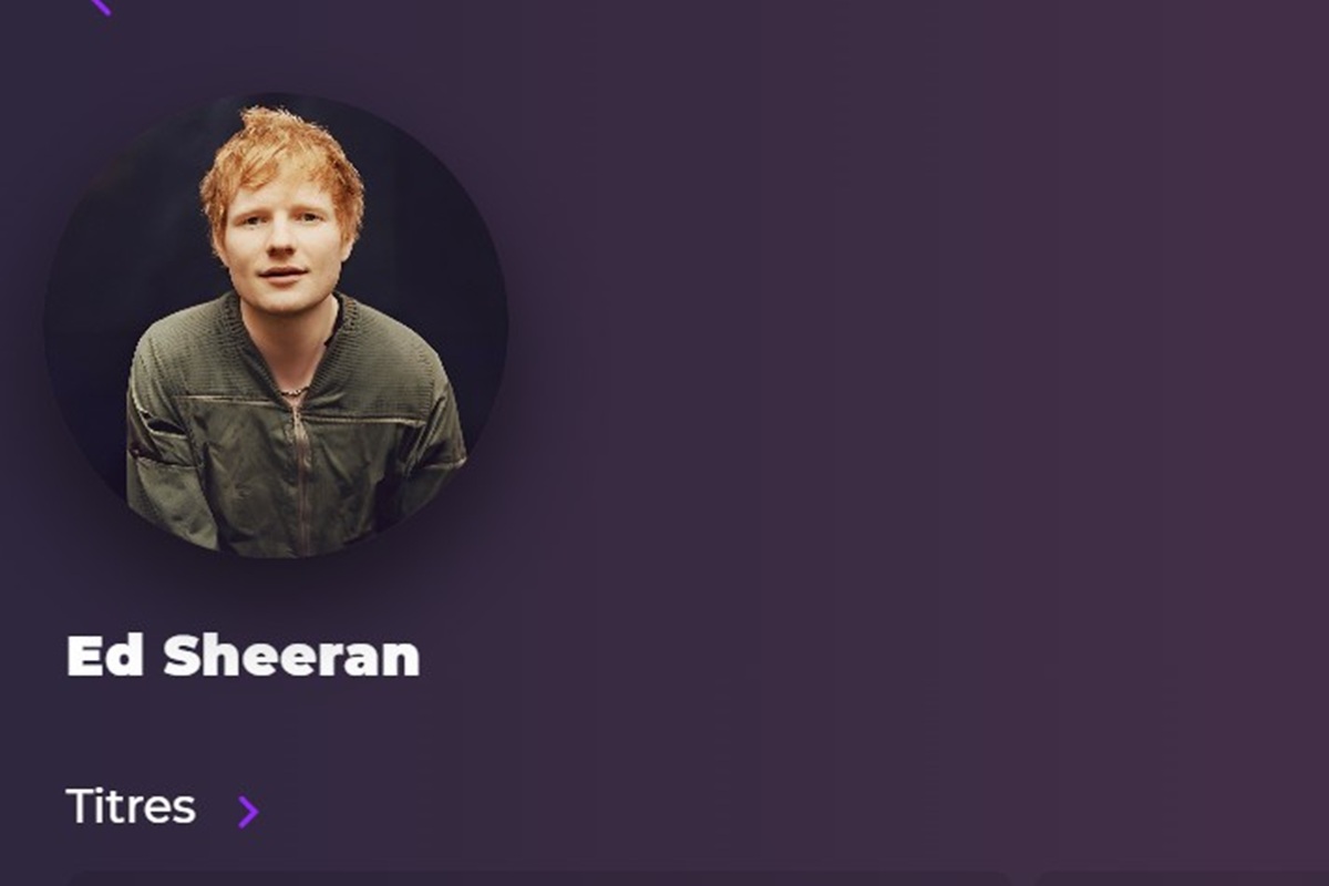 Ed Sheeran sur Playup