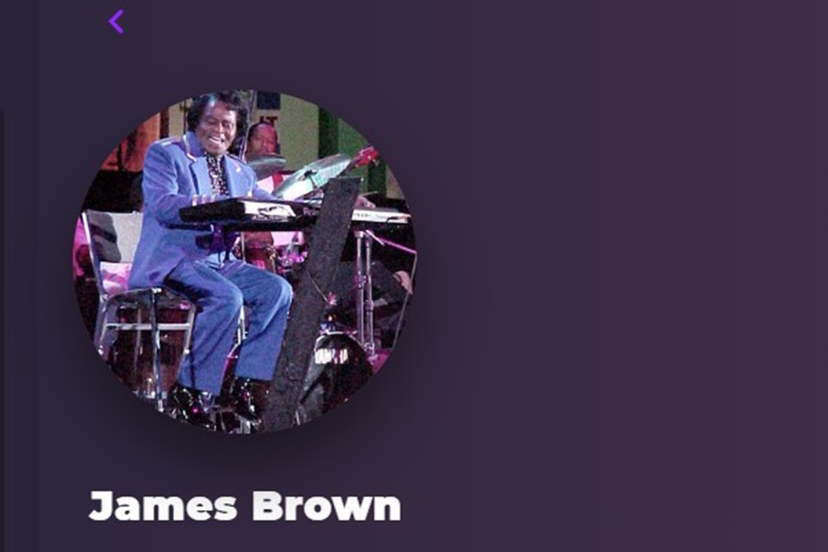 James Brown sur Playup