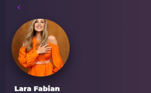 Lara Fabian sur Playup