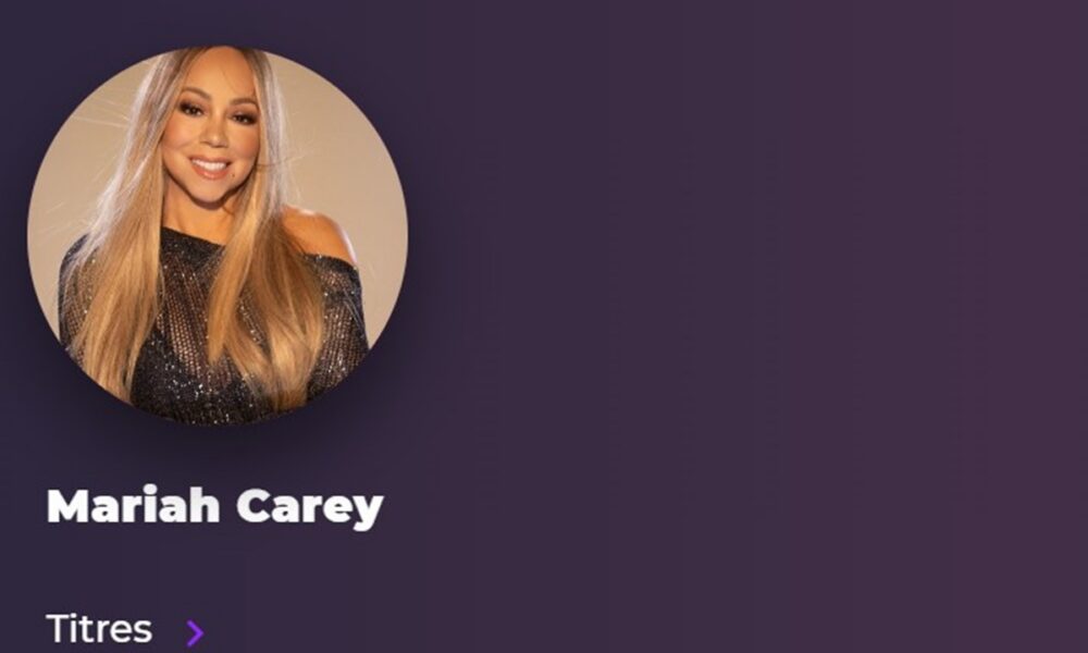Mariah Carey sur Playup
