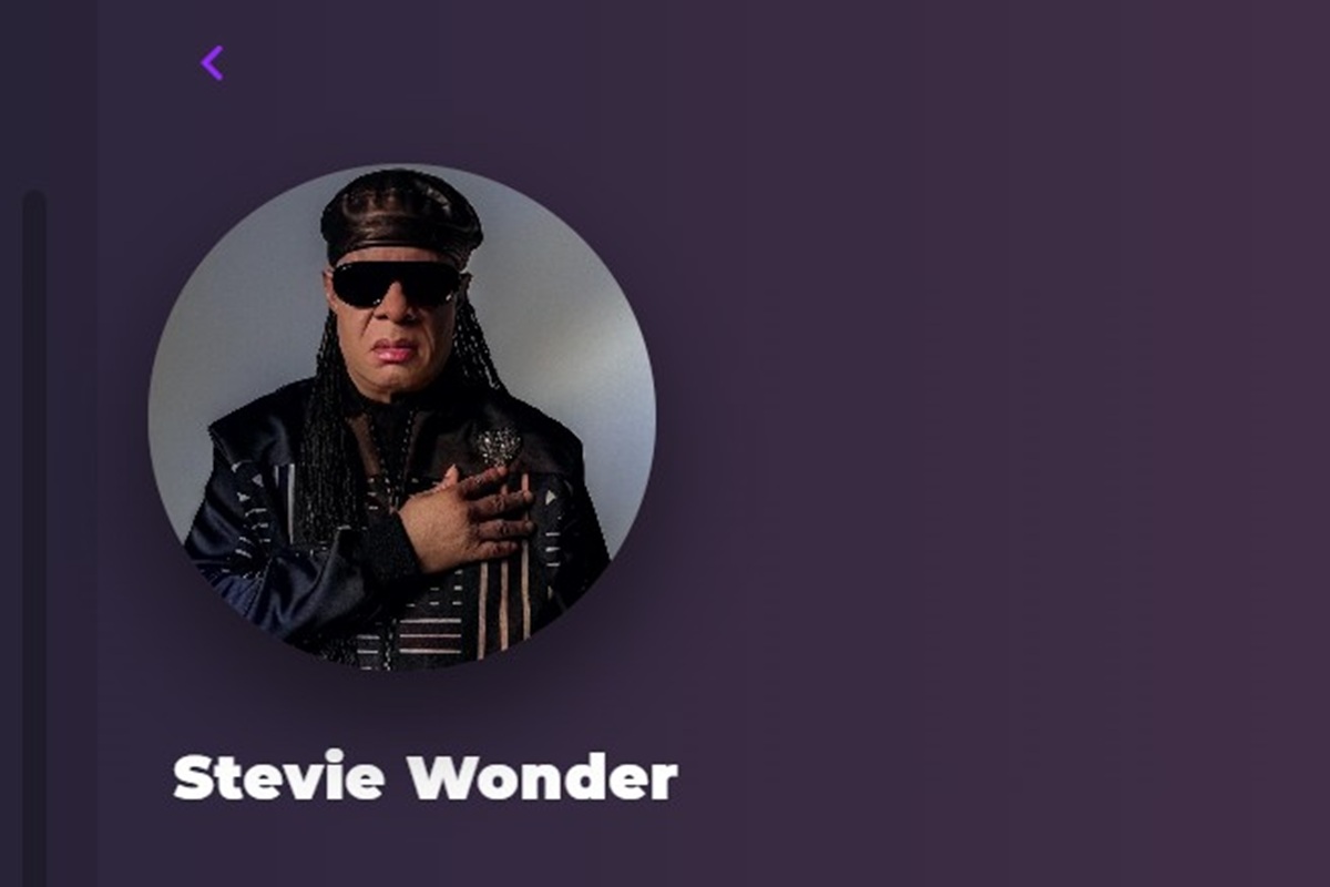 Stevie Wonder sur Playup