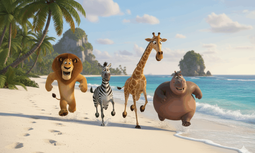 Les personnages de Madagascar 2