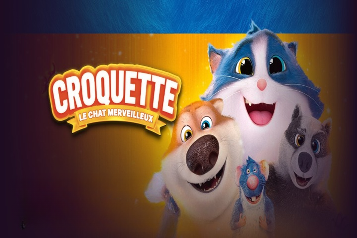 Affiche du film d'animation Croquette le chat merveilleux