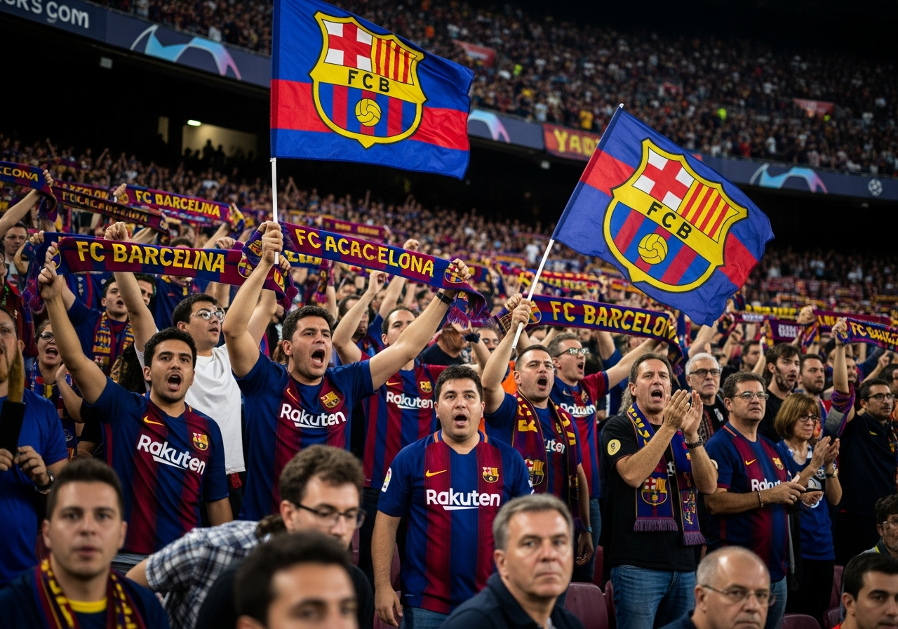 Supporteurs FC Barcelone