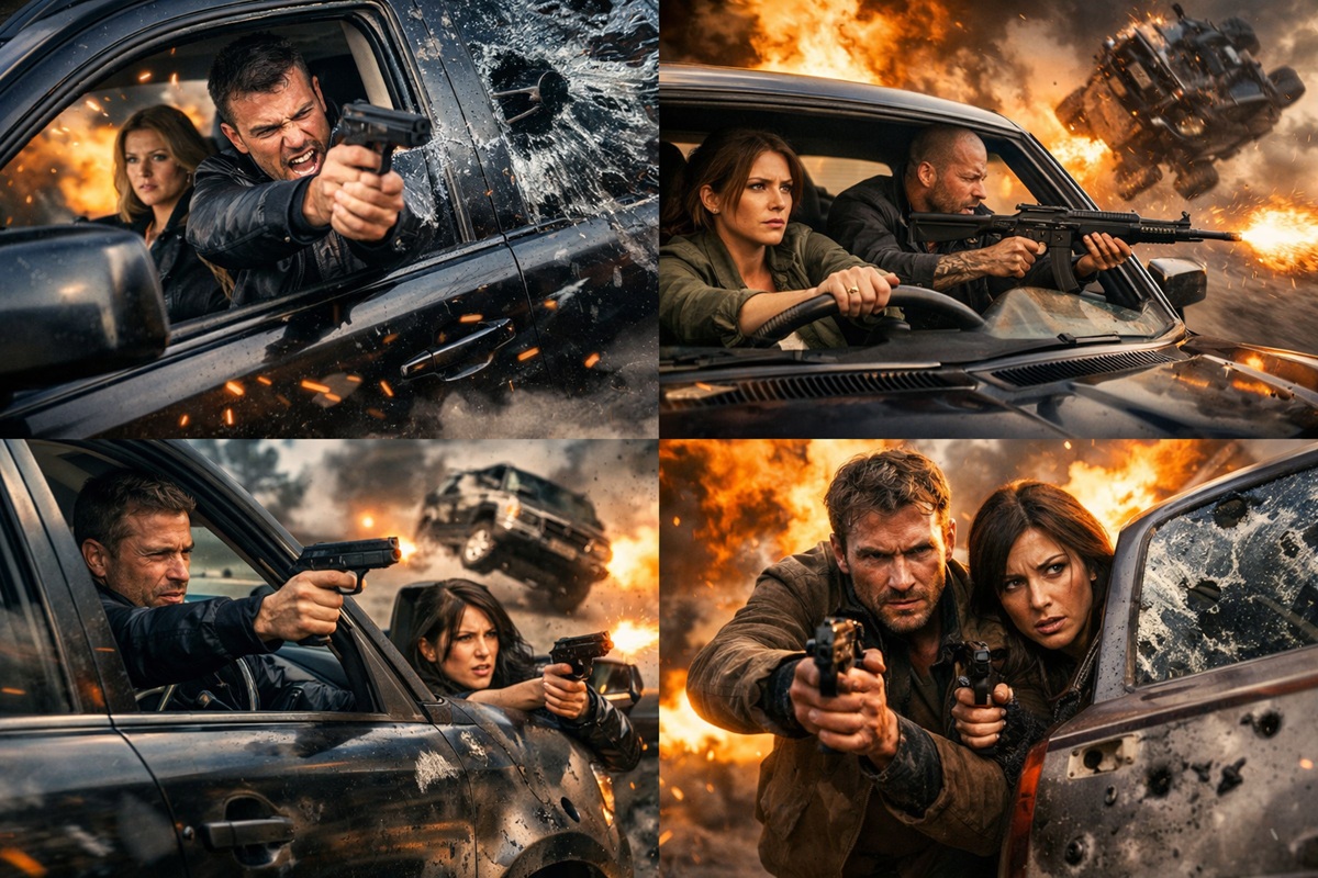 Séquences de films d’action