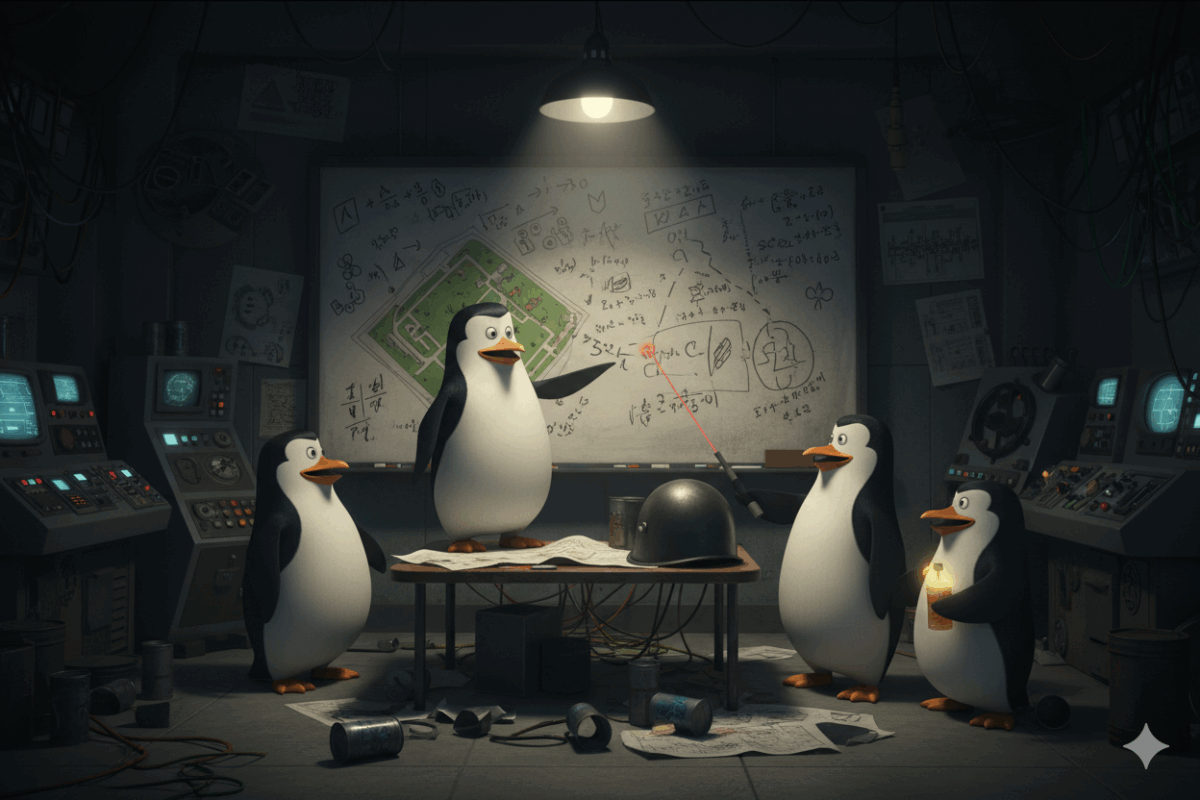 Les pingouins de Madagascar 