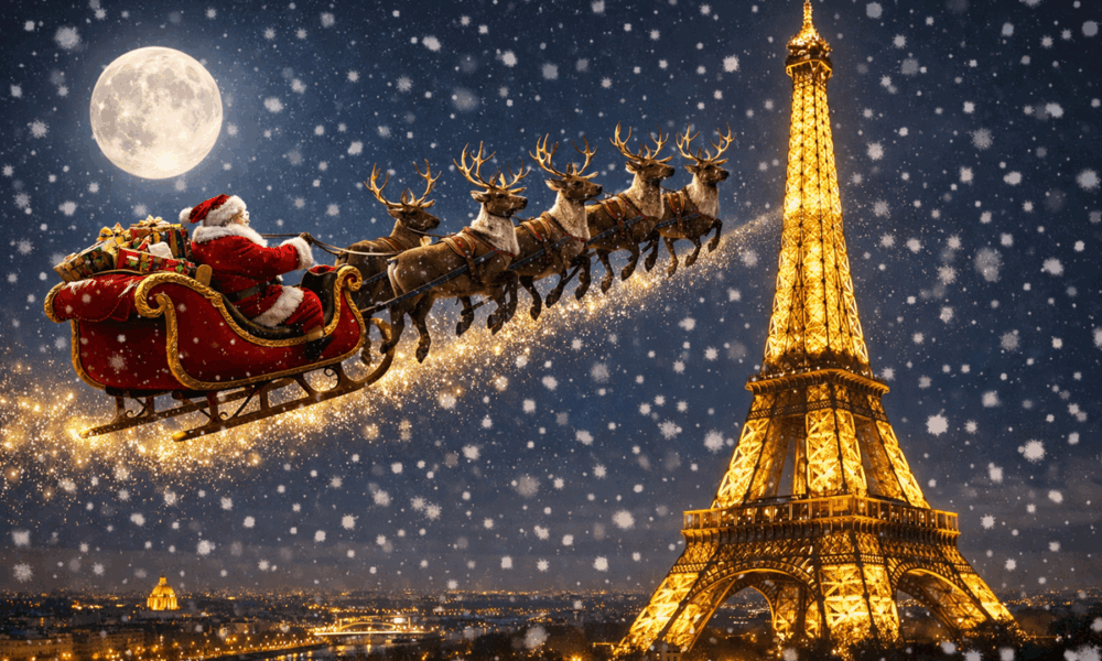 Scène similaire à celles du film Santa & Cie