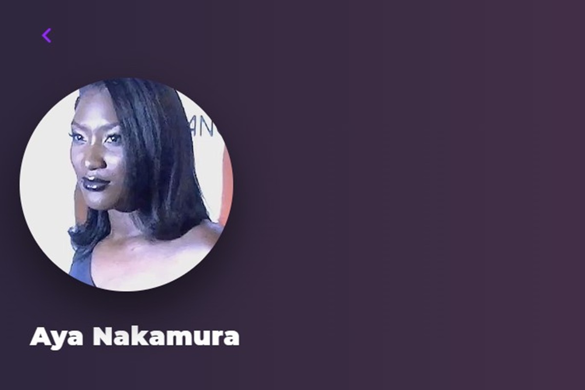 Aya Nakamura sur Playup