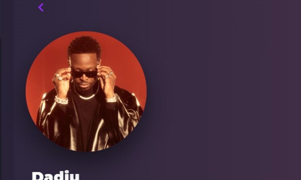 Dadju sur Playup