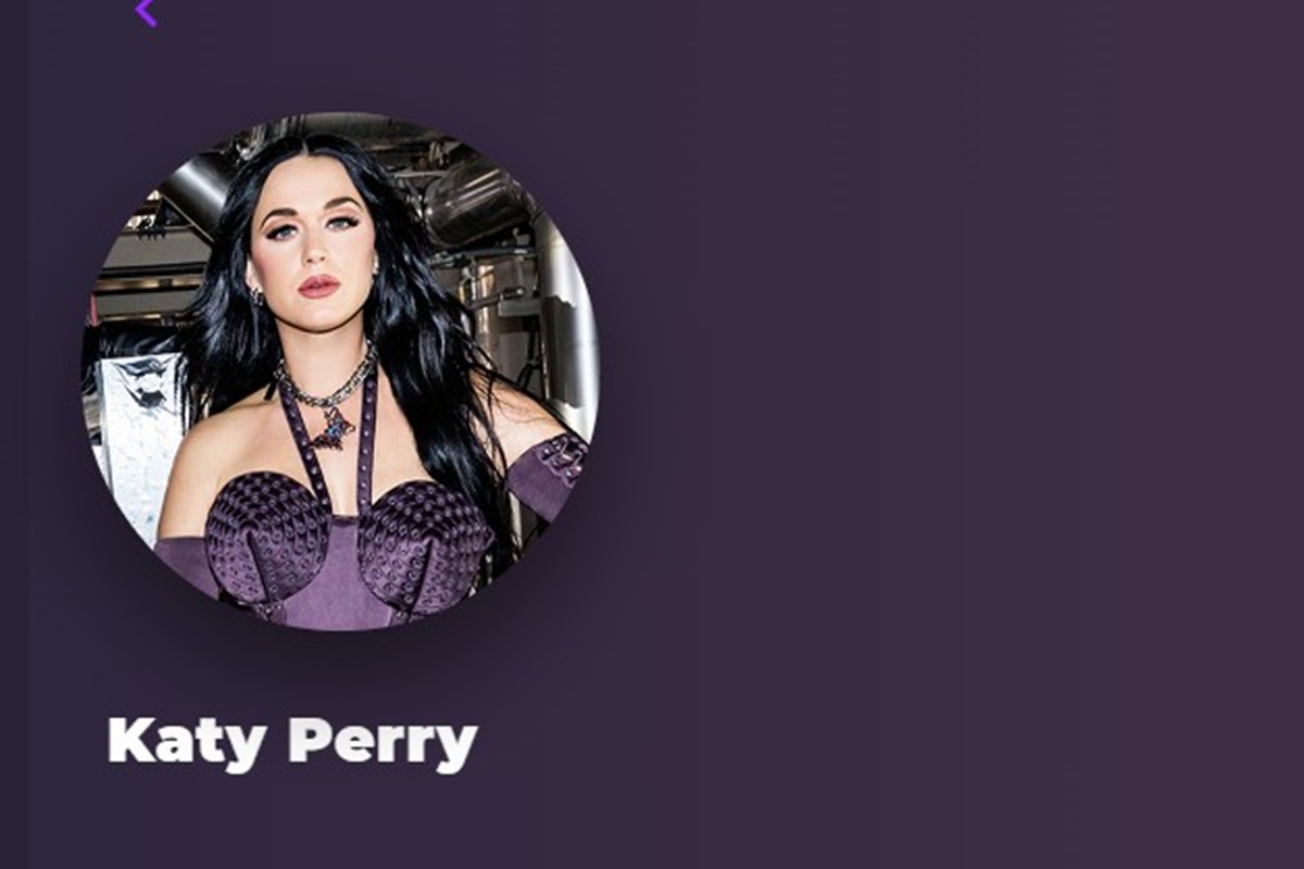 Katy Perry sur Playup