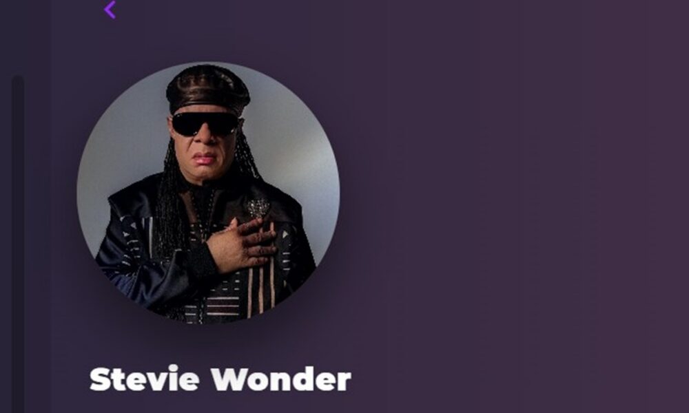 Stevie Wonder sur Playup
