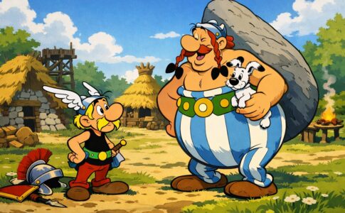 Les personnages Astérix et Obélix