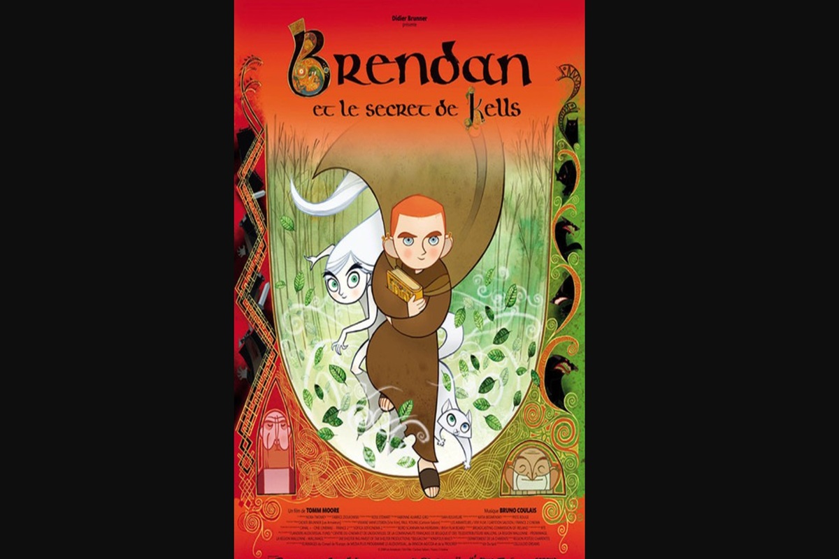 Affiche du film d'animation Brendan et le Secret de Kells
