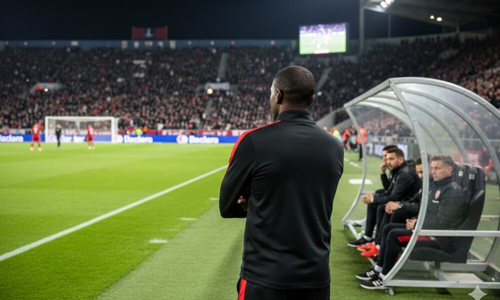 Un entraîneur de football