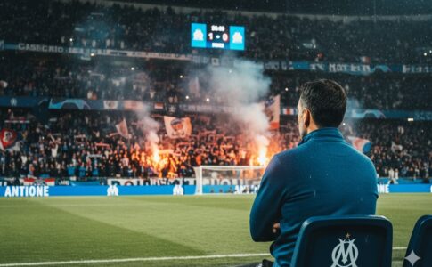 Un entraîneur de football