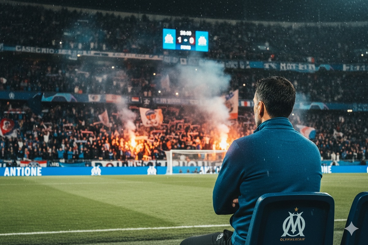 Un entraîneur de football 