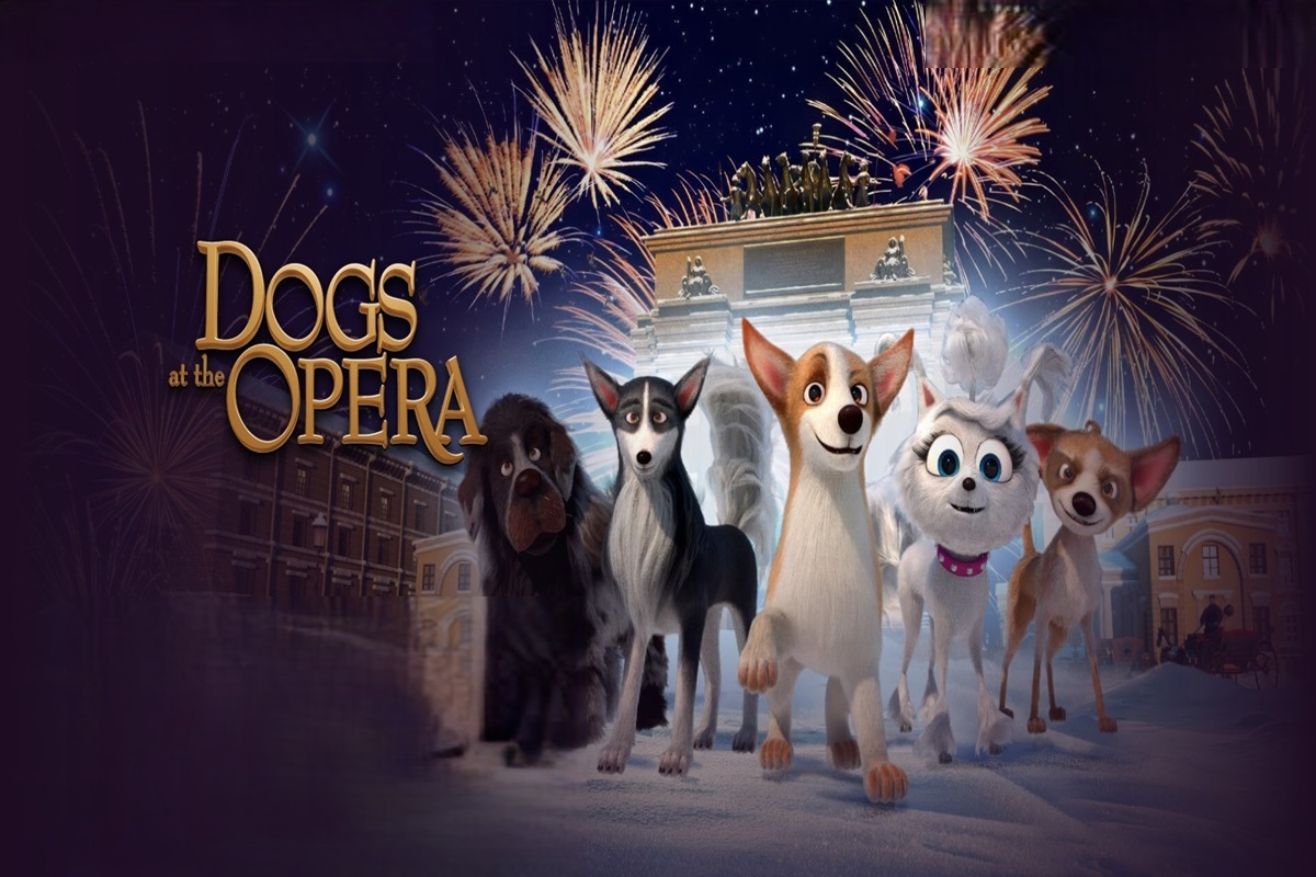 Affiche du film d’animation Les Chiens à l'Opéra