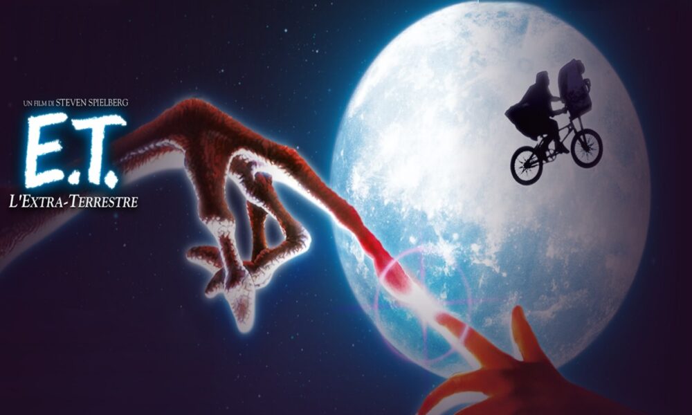 Affiche du film de science-fiction E.T., l'Extra-Terrestre