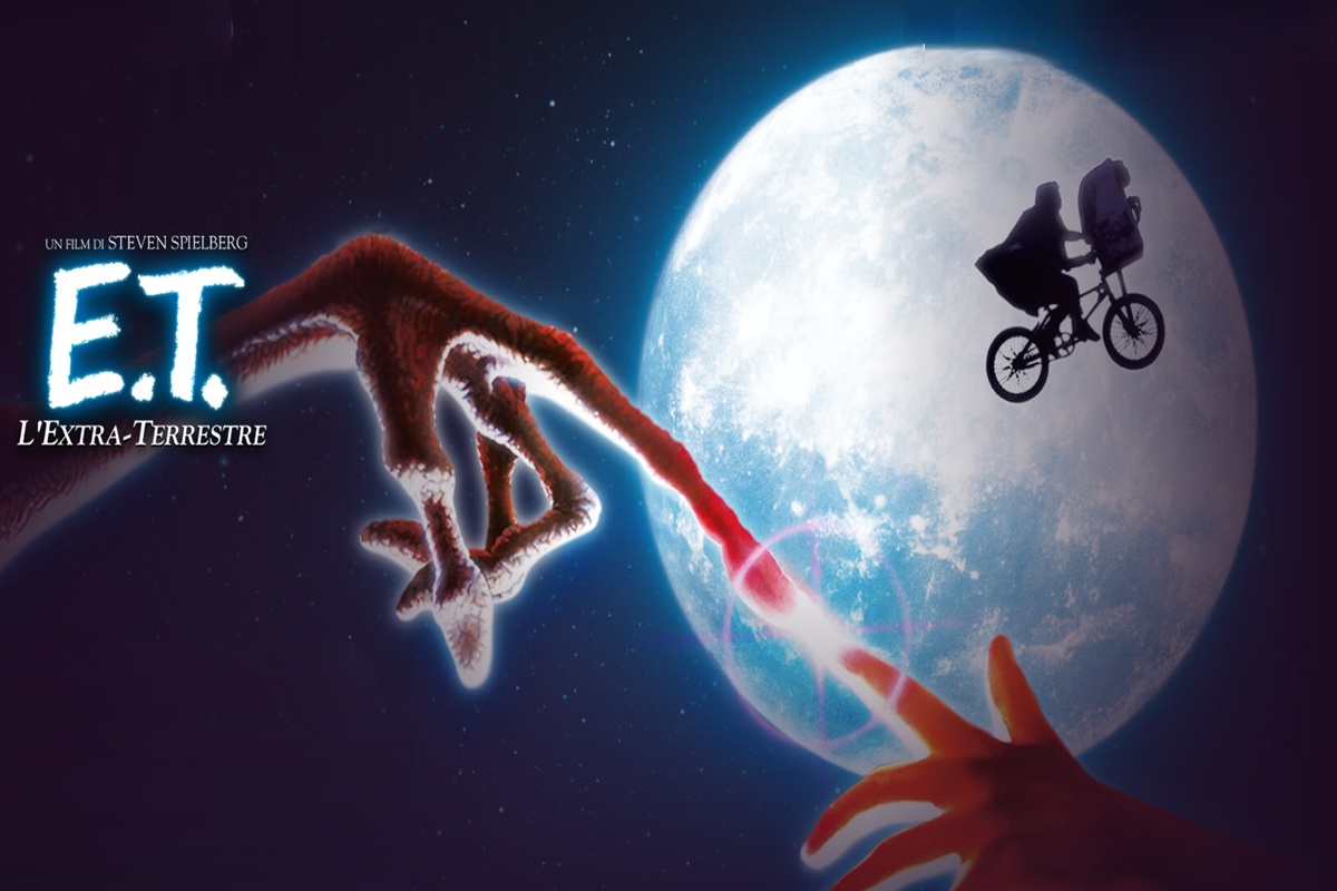 Affiche du film de science-fiction E.T., l'Extra-Terrestre