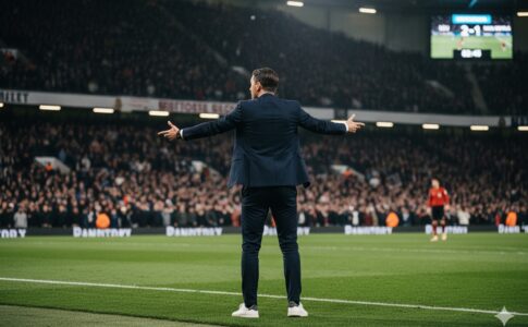 Un entraîneur de football