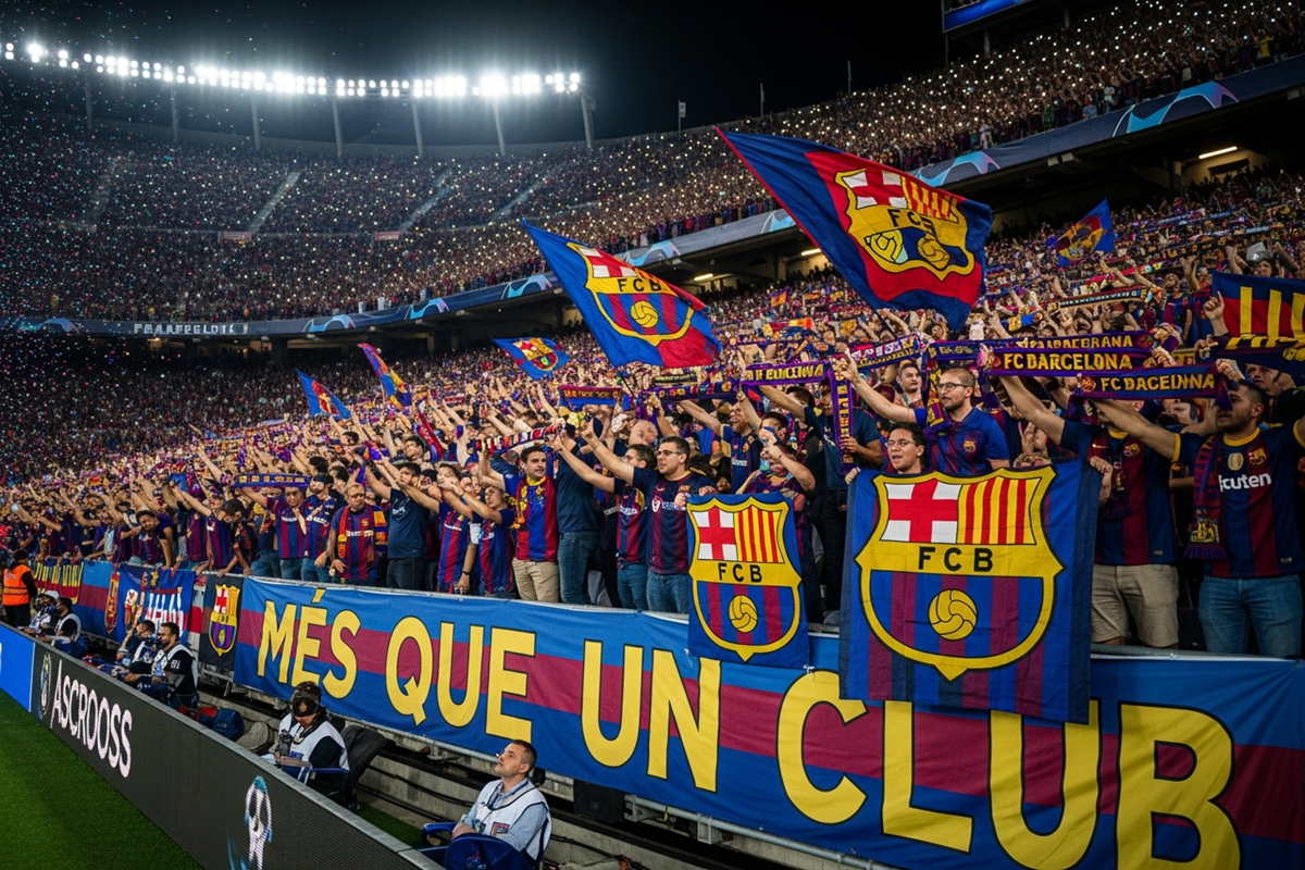 Supporteurs du FC Barcelone