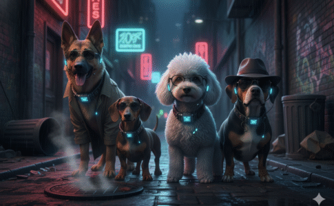 Illustration inspirée du film Backstreet Dogs