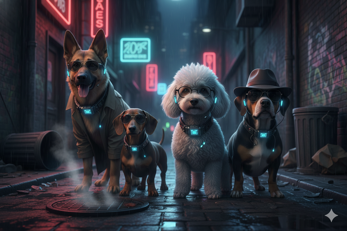 Illustration inspirée du film Backstreet Dogs