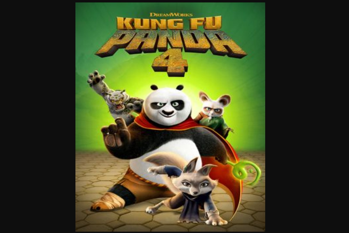 Affiche du film d’animation Kung Fu Panda 4
