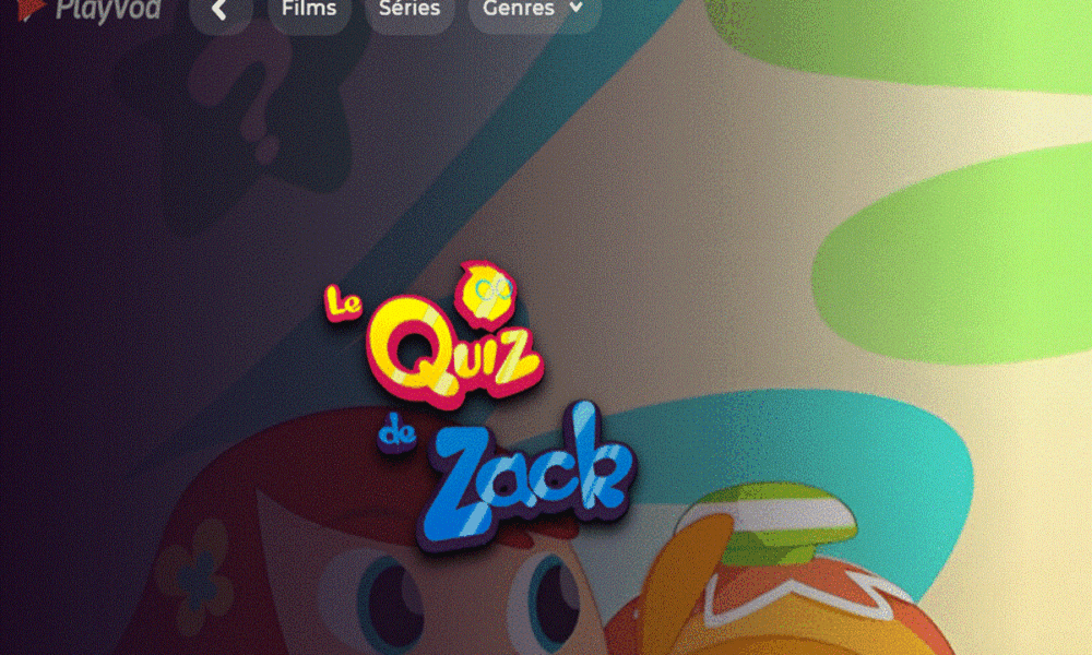 La série Le Quiz de Zack sur PlayVOD