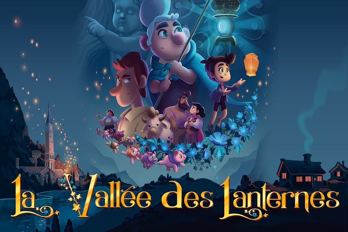 Affiche du film d'animation La Vallée des Lanternes