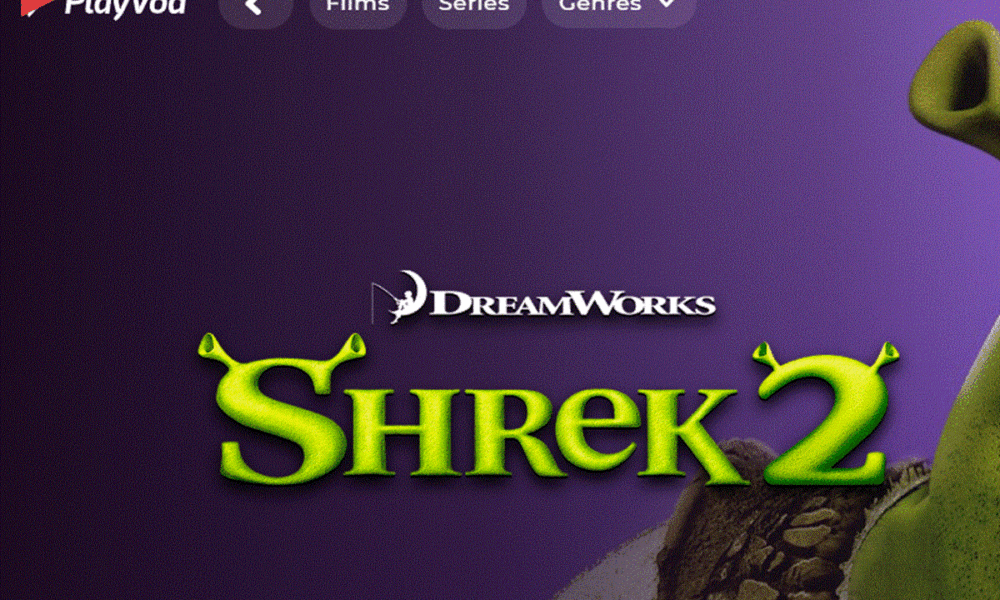 Le film Shrek 2 sur PlayVOD