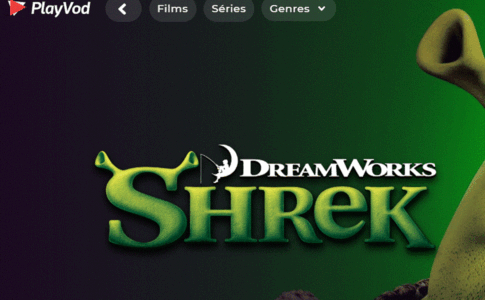 Le film Shrek sur PlayVOD
