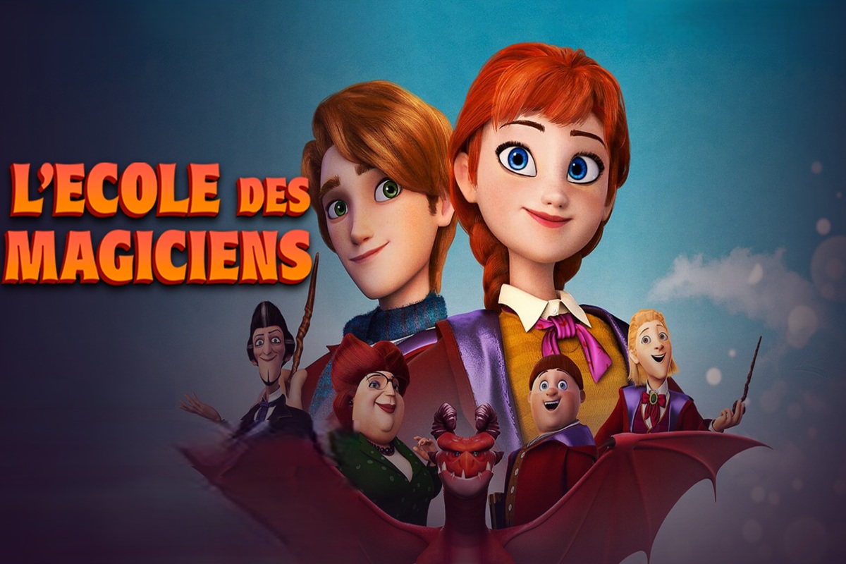 Affiche du film d'animation L'Ecole des Magiciens