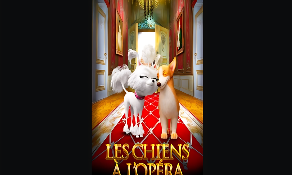 Affiche du film d'animation Les Chiens à l'Opéra