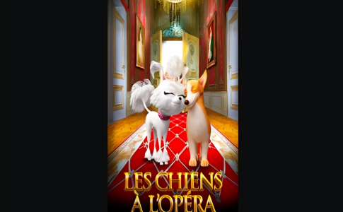 Affiche du film d'animation Les Chiens à l'Opéra